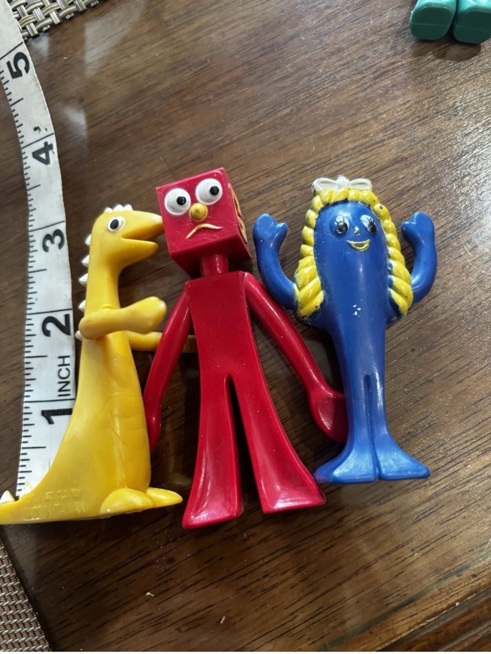 Gumby friend's Vintage
1983 Art Clokey Gumby Friends Figures Prickle blockhead